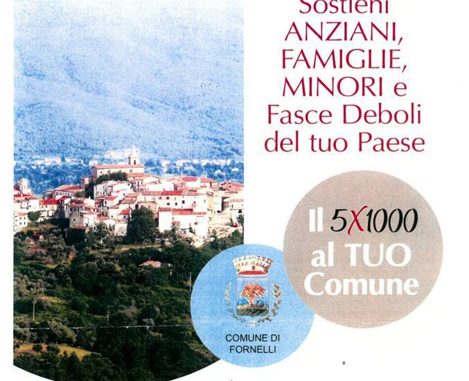 Fornelli, il Comune finanzia le attività sociali col 5 per mille