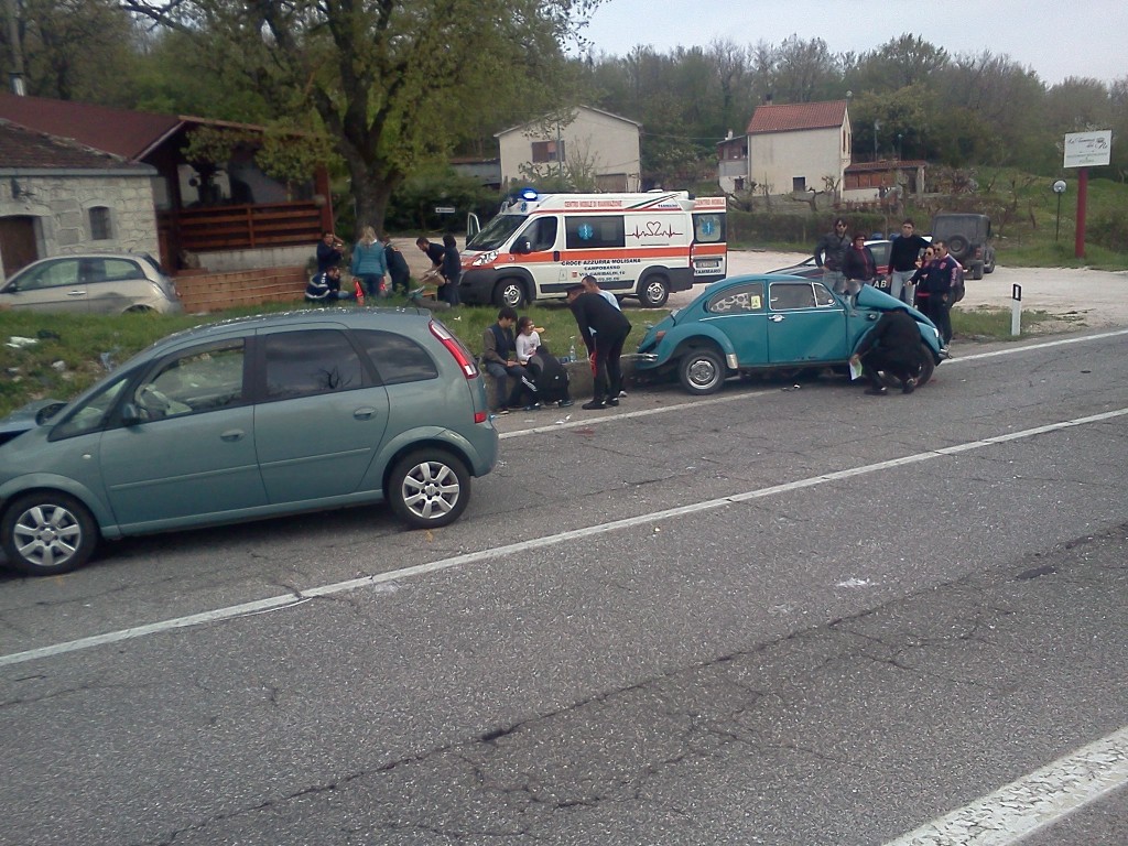 Gravissimo incidente al bivio di Vinchiaturo