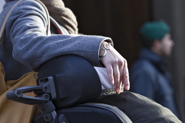 Sit in malati di Sla al Ministero dell'Economia per chiedere fondi per l'assistenza domiciliare  - fotografo: BenvegnÃ¹ - Guaitoli