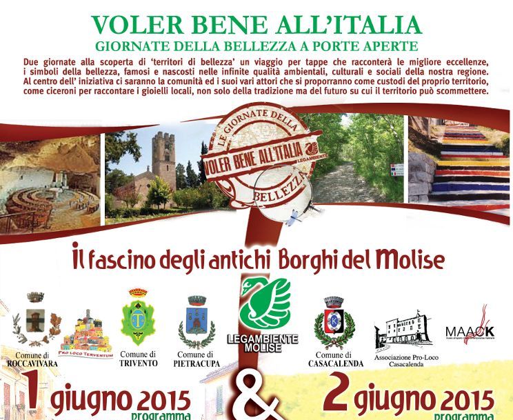 Voler bene all’Italia, iniziative anche in Molise