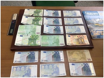 Soldi falsi, maxi sequestro della Finanza