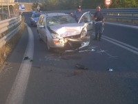 Frontale all’altezza di Sesto Campano sulla variante della SS85 Venafrana