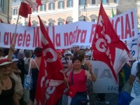 60 tra docenti ed Ata molisani nel presidio davanti a Montecitorio