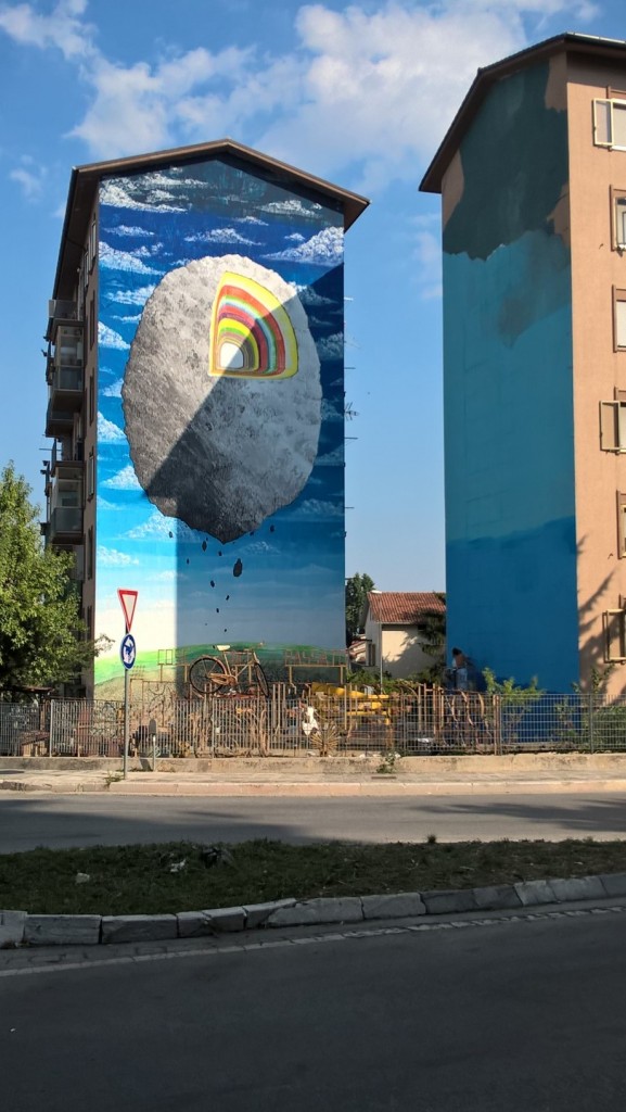 Via Marche, ‘cantiere’ a cielo aperto grazie al Draw the line