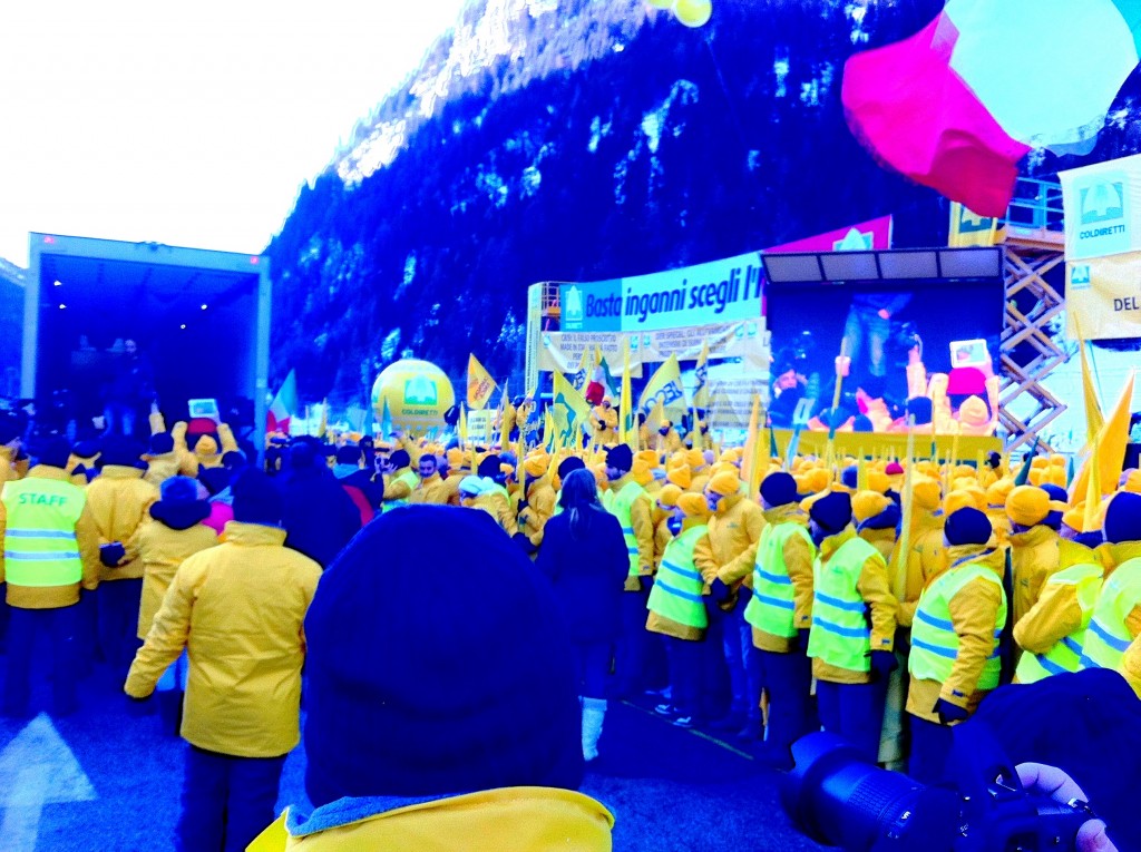 Anche la Coldiretti Molise al presidio del valico del Brennero