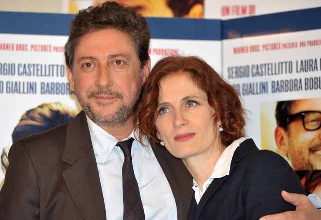 Roma, photocall del film 'La bellezza dell'Asino'. Nella foto, Sergio Castellitto, Margaret Mazzantini