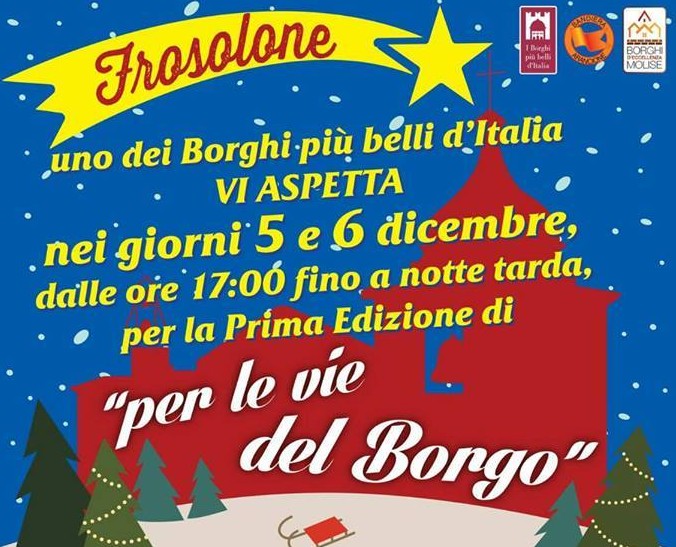Per le vie del Borgo, Frosolone si prepara al Natale