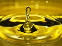 pure golden drops of water