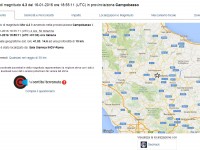 Terremoto, l’Ingv rettifica: scossa di magnitudo 4.3. Sito della Protezione civile offline, Frattura: colpa degli hacker