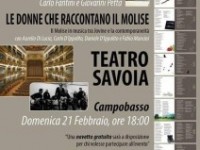 ‘Le donne che raccontano il Molise’ domenica al Savoia