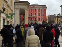 Campobasso, protesta degli immigrati