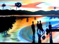 Dal Ghana a Campobasso, la storia di Awal raccontata nei suoi quadri