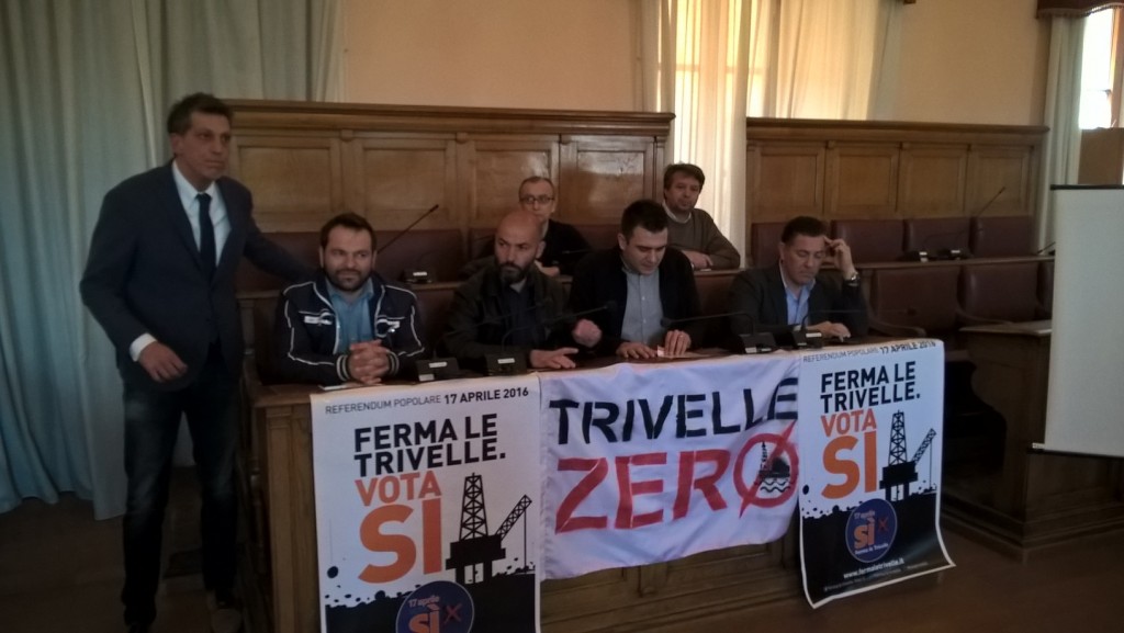 Campobasso, gli eletti lanciano l’appello per il referendum sulle trivelle: “Votiamo sì”