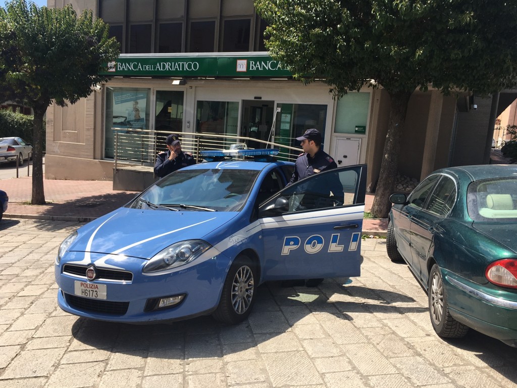 Rapina anomala alla Banca dell’Adriatico di Isernia