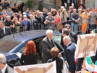 La visita al Museo Sannitico, ma per Mattarella non c’è il bagno di folla