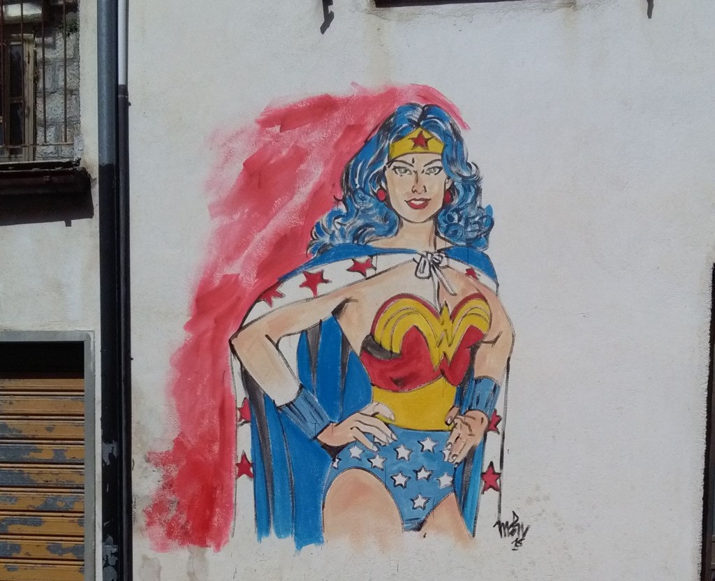 Villacanale, primi supereroi sulle mura