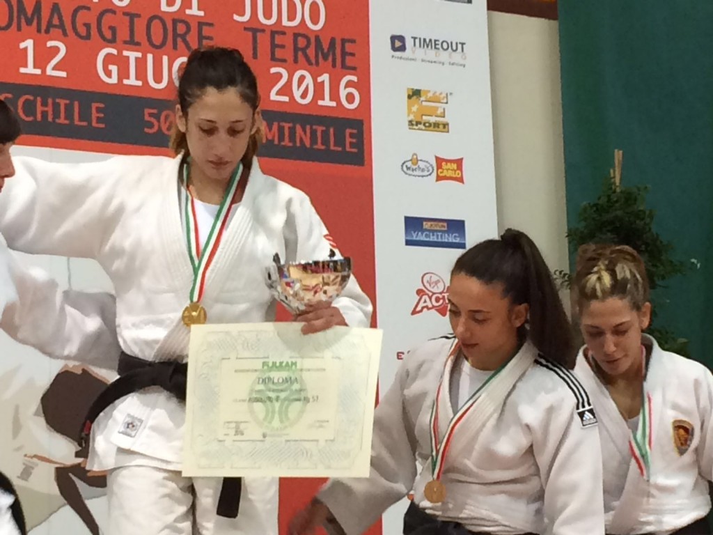 Judo, Maria Centracchio campionessa italiana