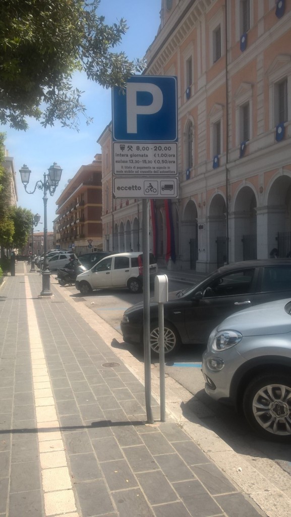 Campobasso, raddoppia il ticket dei parcheggi in sei strade del centro
