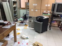 Raid notturno alla Colozza, 50 pc portati via