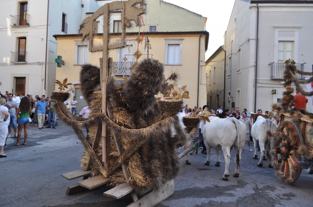 Jelsi si prepara per la sfilata delle traglie