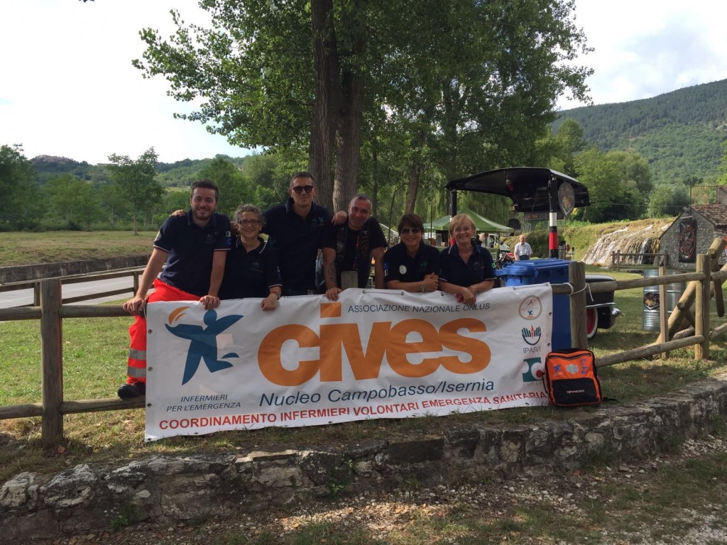 Motoraduno, gli infermieri del nucleo Cives e di Ipasvi in prima linea per l’assistenza sanitaria