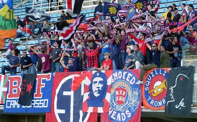 Campobasso, saluta il gruppo storico di tifosi ‘Smoked Heads’