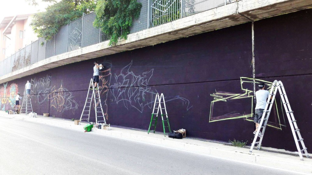 Draw the Line, a San Giovanni dei Gelsi un museo a cielo aperto