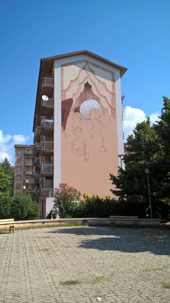 ‘Draw the line’ e il sogno Guggenheim, il festival dedicato alla street art entra nel vivo