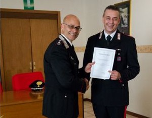 Carabinieri, conferite sette benemerenze