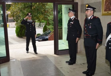 Carabinieri, ieri la visita di Sirimarco ad Isernia