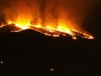 Incendio a San Nazario, distrutti 40 ettari di bosco e pascolo
