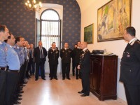Il generale Sirimarco in visita al comando provinciale dei carabinieri di Campobasso