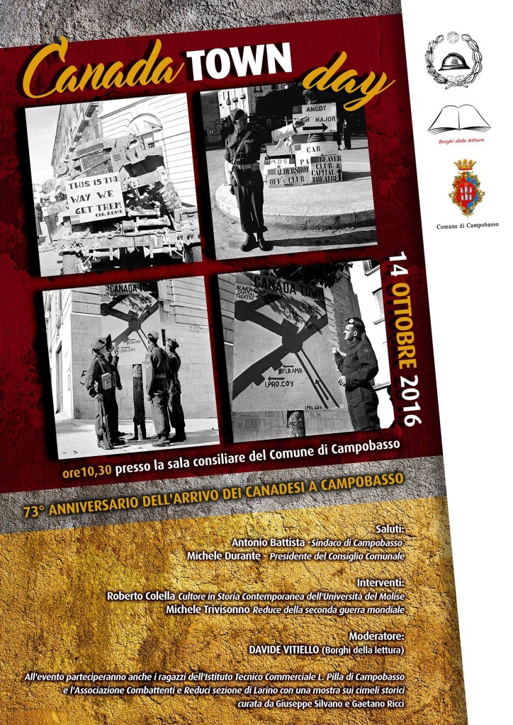 Campobasso celebrerà il ‘Canada Town Day’