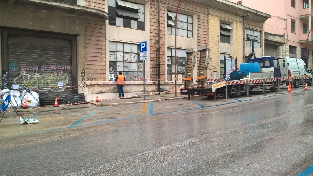 Campobasso, indagini ambientali in via Gazzani
