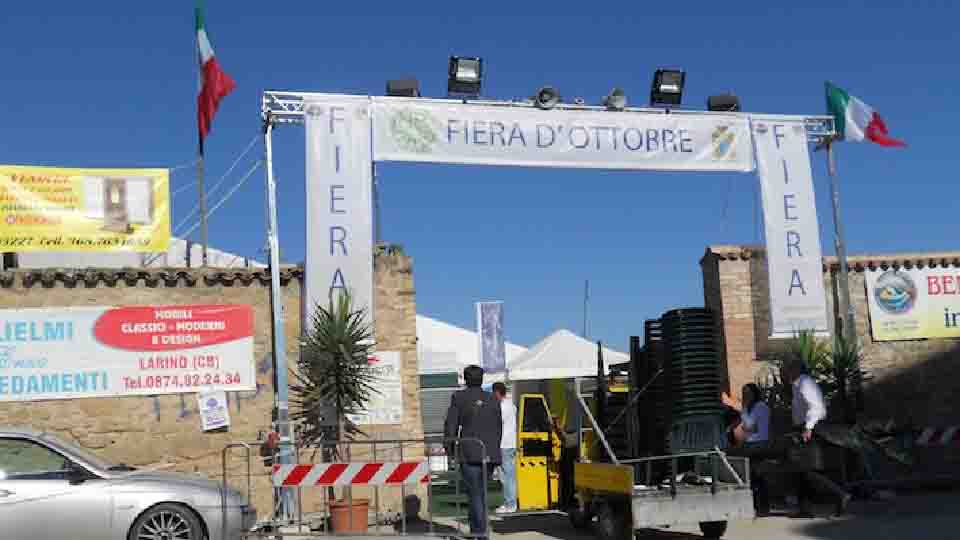 Larino si prepara alla Fiera d’Ottobre, domani il taglio del nastro