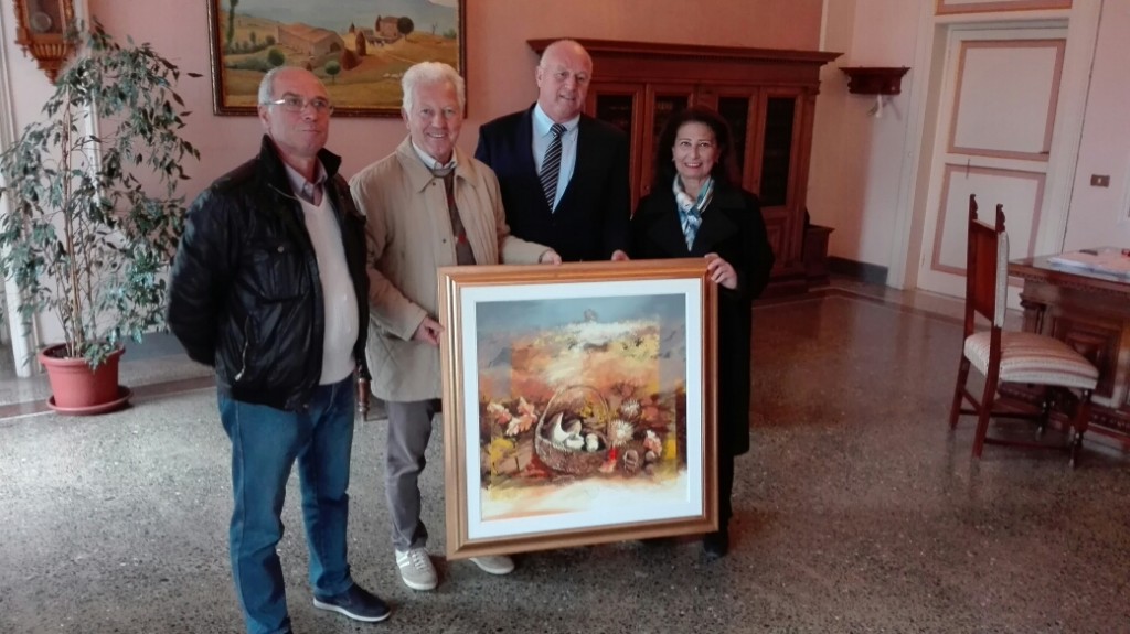 Donato al Comune di Campobasso uno dei quadri dell’estemporanea di San Giovannello