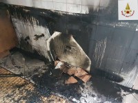 Isernia, incendio in una cucina di un quartiere popoloso