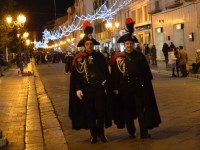 Campobasso, pattuglie di Carabinieri a piedi in centro per la solennità del Natale
