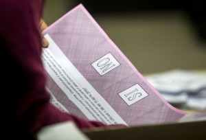 referendum scrutinio schede particolare No