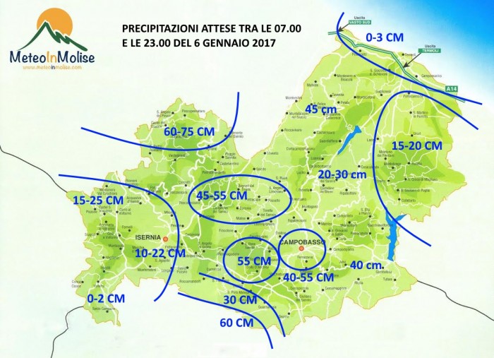 Neve, oggi il clou. Da domani lento miglioramento