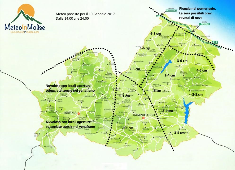 Previsioni meteo, lento miglioramento fino a giovedì