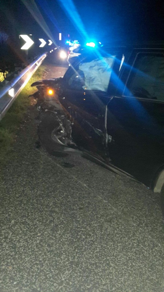 Statale 17, frontale all’altezza di Cantalupo