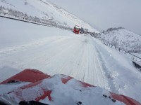 Neve e maltempo, filtraggio dei mezzi pesanti a Macchia d’Isernia