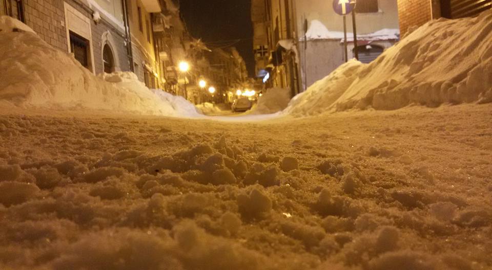 Emergenza neve, ad Agnone il comune fa la spesa a chi non può muoversi