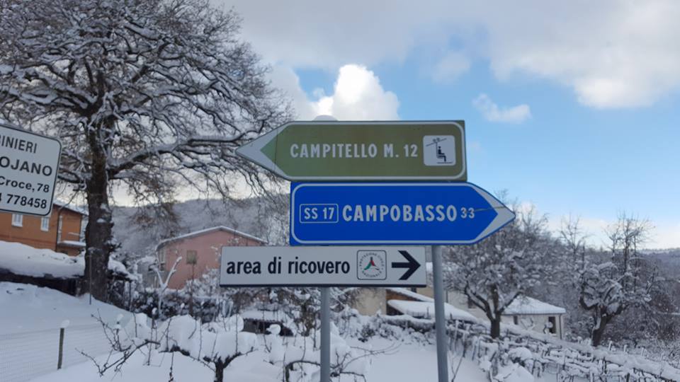 Strada per Campitello, c’è l’obbligo di catene
