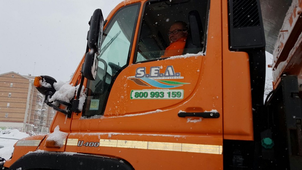 Sgombero neve, la Sea invita i cittadini di Campoobasso a limitare il conferimento di rifiuti