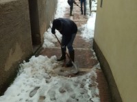 Pulizia delle strade a Campobasso, migranti di nuovo in azione