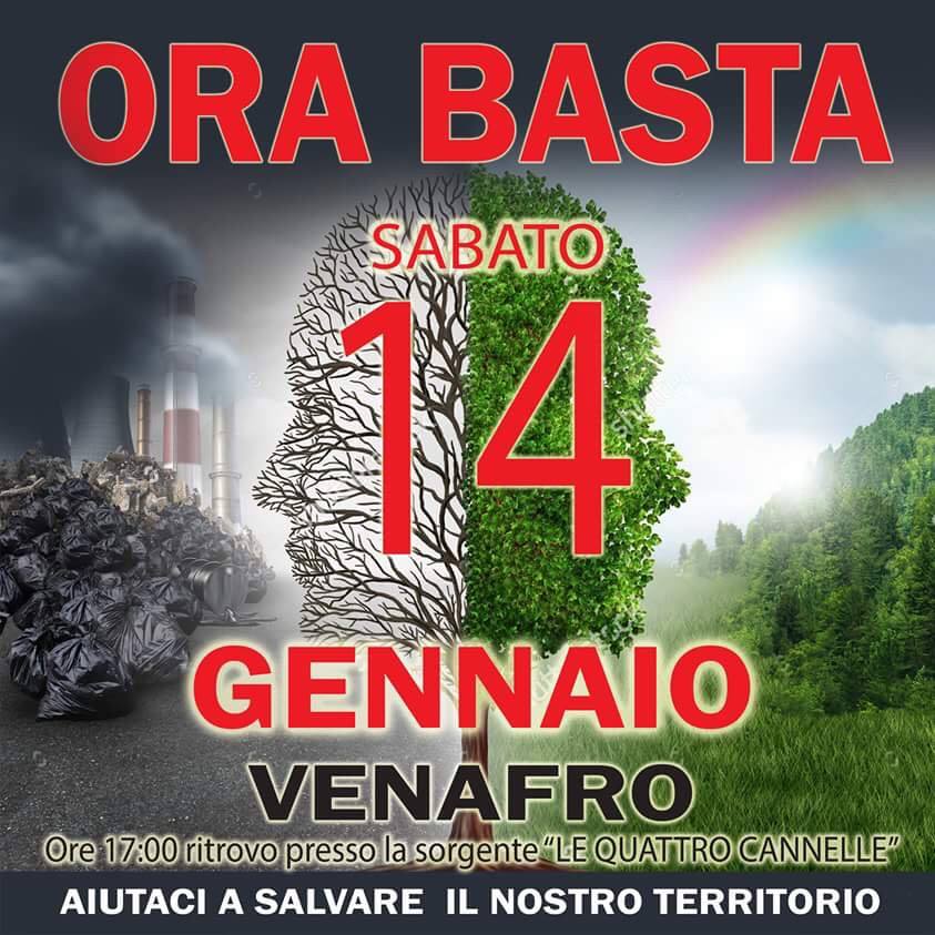 Inquinamento, Venafro dice basta: oggi la manifestazione