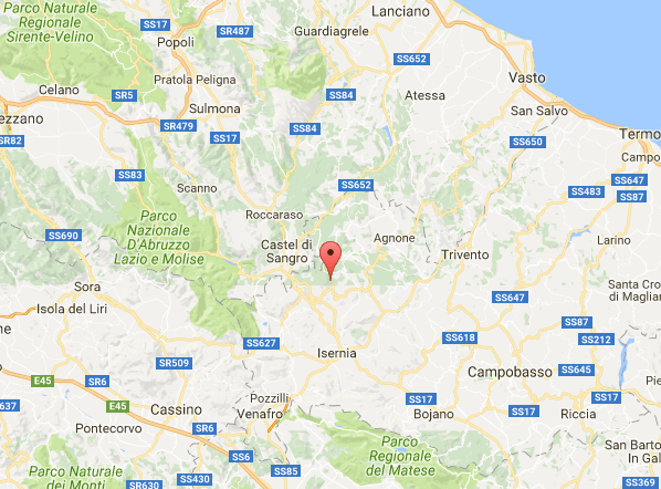 Trema la terra in provincia di Isernia, sei scosse con epicentro Roccasicura