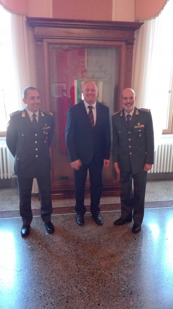 Il comandante dell’Italia Meridionale della Finanza ricevuto a Palazzo San Giorgio